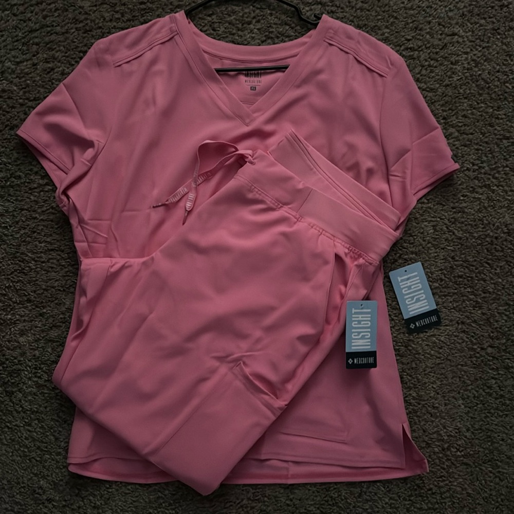 Pink scrubs